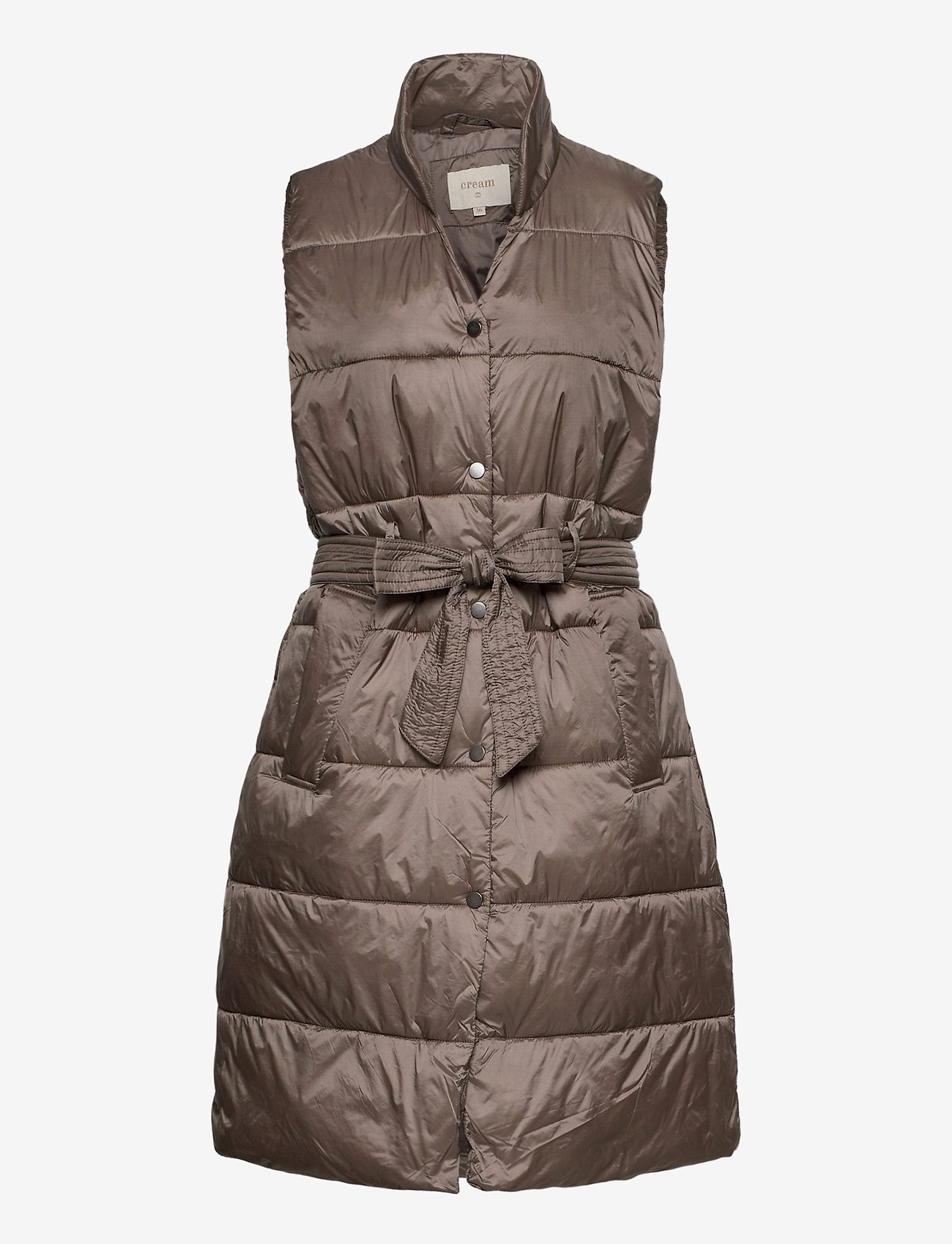 CelinaCR Waistcoat  Falcon/Beige & Svart CREAM