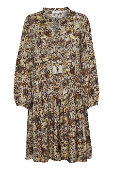 AgustaCR Dress Brown fall leafs CREAM