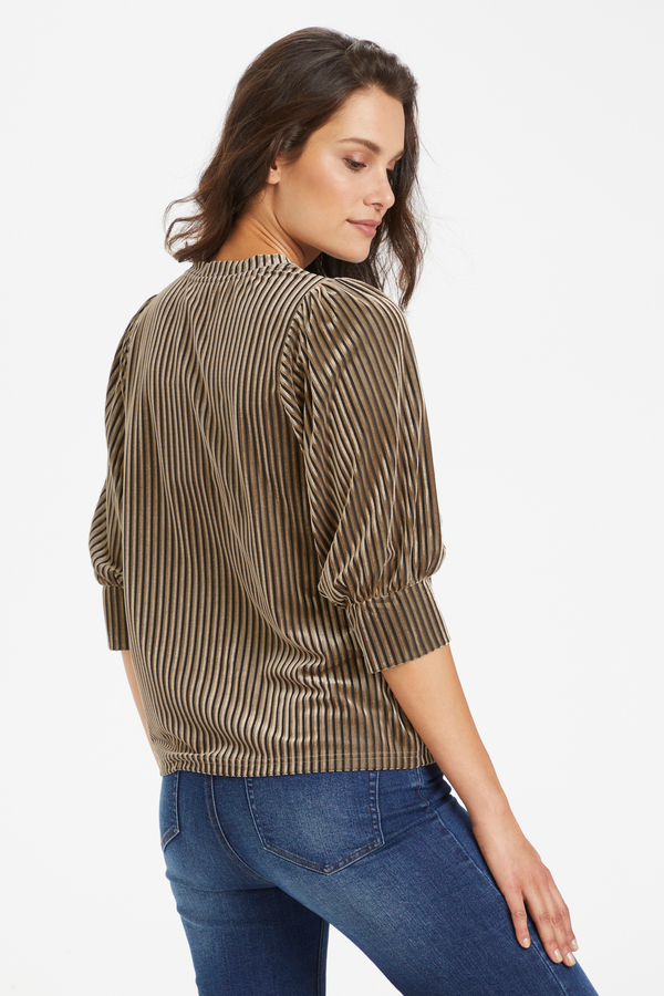 KAcaca Blouse Woodsmoke KAFFE - 2