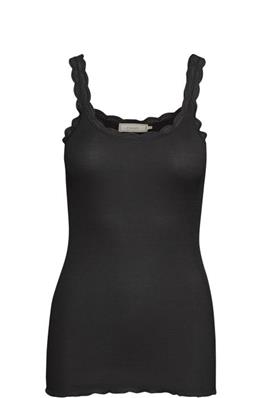 Silky top  Svart CREAM NOOS