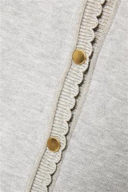 Tammy Cardigan Light Grey Melange - 2