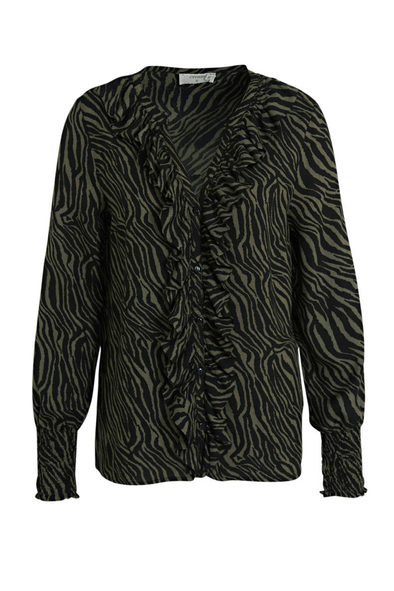 GivinaCR Shirt  Sea Turtle Zebra CREAM