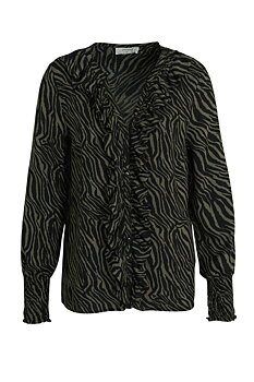 GivinaCR Shirt  Sea Turtle Zebra CREAM