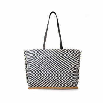 Blue/White Beach Shopper CEANNIS