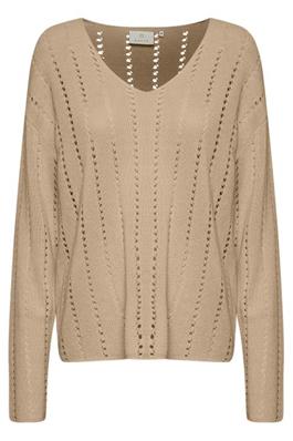 KAbarte V-Neck Pullover Sesame KAFFE