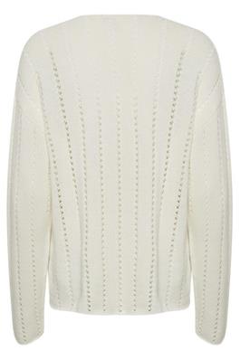 KAbarte V-Neck Pullover Chalk /OffWhite KAFFE - 2