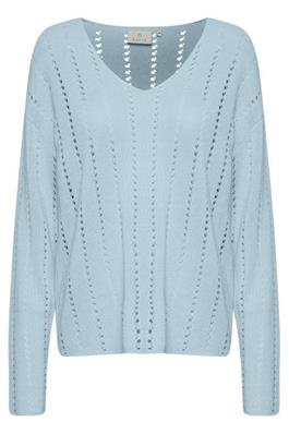 KAbarte V-Neck Pullover Angels Falls/ Ljus Blå KAFFE