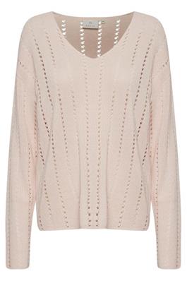 KAbarte V-Neck Pullover Blushing Bride/ Ljus Rosa KAFFE