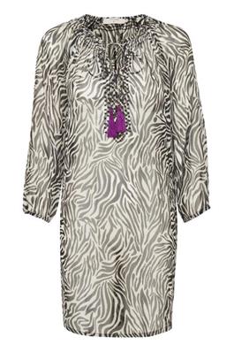 Leonie Tunic Pitch Black CREAM