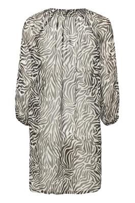 Leonie Tunic Pitch Black CREAM - 2