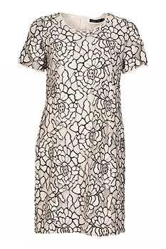 Dress Black and White Lace MICHA