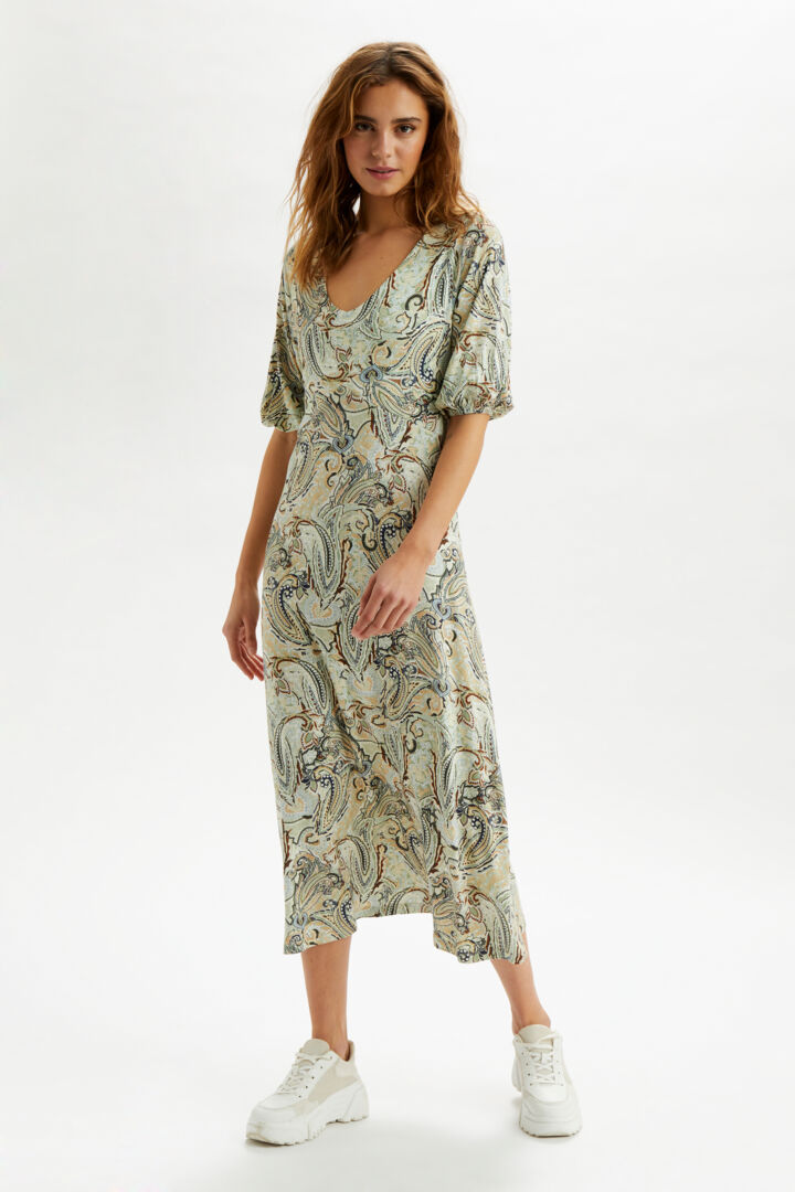 CRLulla Klänning EV Desert Sage CREAM