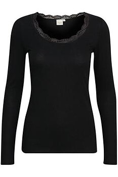 Vanessa L/S T-shirt Svart CREAM NOOS
