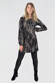 Saint Tunic Black/Sandstone/Hazel Capri Collection