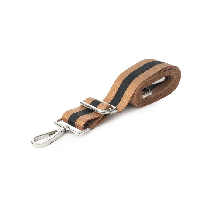 Shoulder Strap in Black/Camel Ceannis