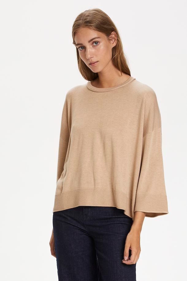 IlzeIW Pullover Powder Beige IN WEAR - 2