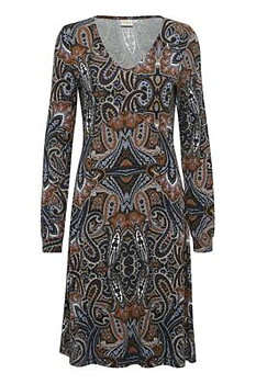 Delia CR Dress Maritime Blue CREAM NOOS