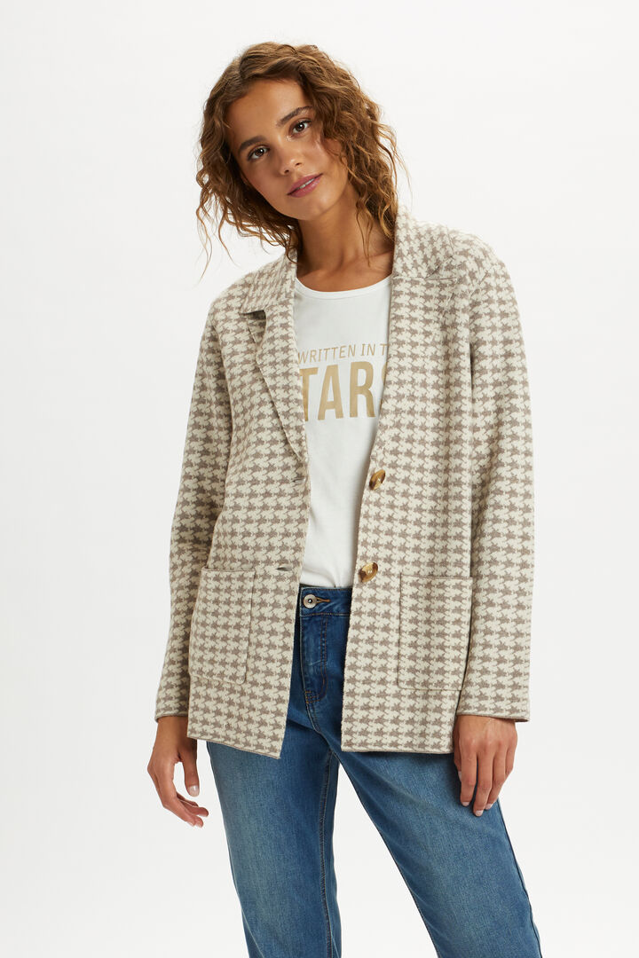 CRAdrine Kavaj Silver Mink /Beige CREAM - 3