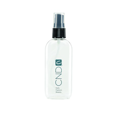 Spray bottle, clear with black pump CND