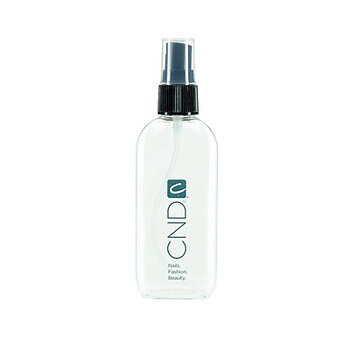 Spray bottle, clear with black pump CND