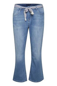 CRFie Utsvängda Jeans - Coco Fit 7/8 CREAM
