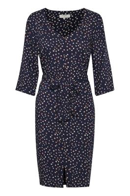 Gemina Tie Dress Blå CREAM NOOS