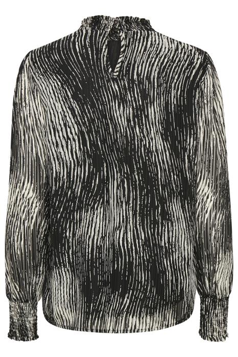 KAjenny Blouse Black Paint Stripe Kaffe - 4