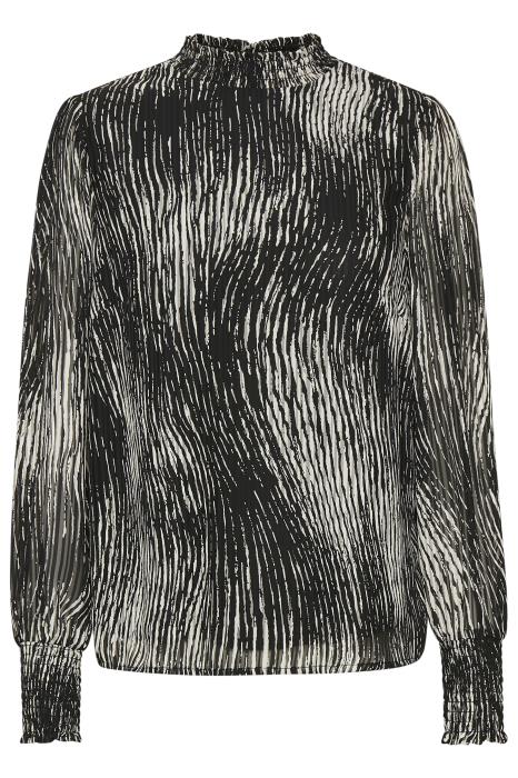 KAjenny Blouse Black Paint Stripe Kaffe