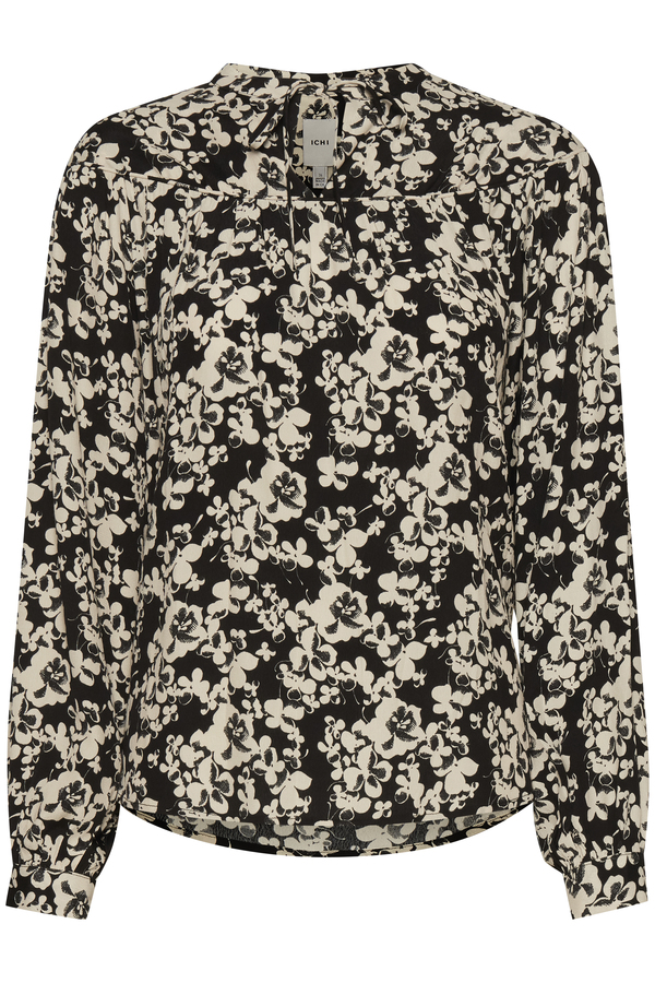 IHANKE LS Black Blouse ICHI