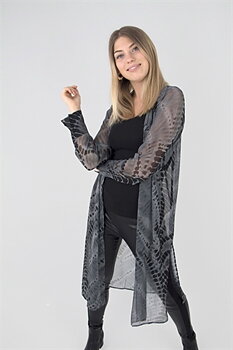 Berlin Long Shirt Black/Asphalt/Misty Grey Capri Collection