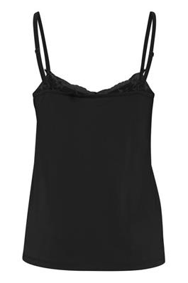 IHLIKE TO2 Linne med Spets Cloud Dancer/ Black ICHI - 2