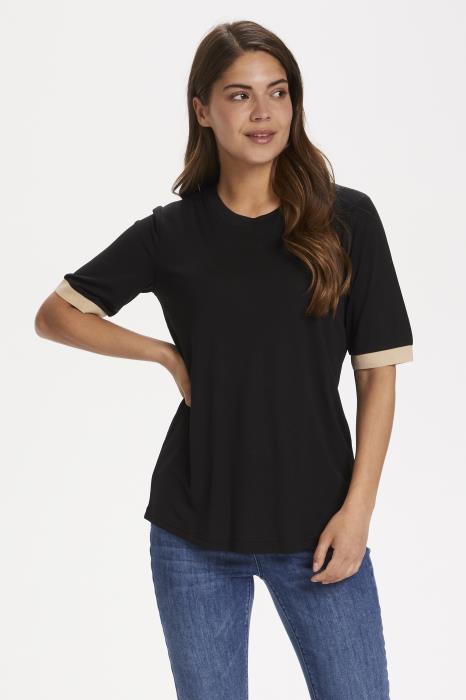KAclara T-Shirt Black deep KAFFE - 2