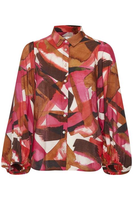 PoppyIW ShirtPink Watercolour InWear