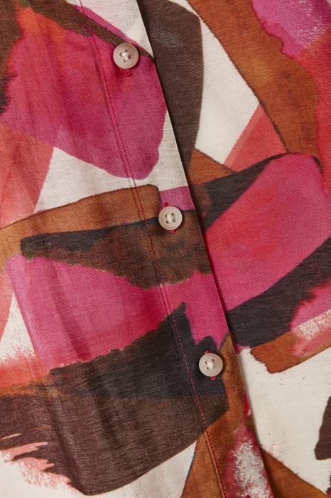 PoppyIW ShirtPink Watercolour InWear - 3