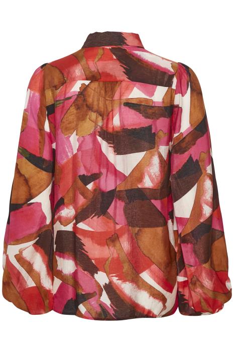 PoppyIW ShirtPink Watercolour InWear - 2
