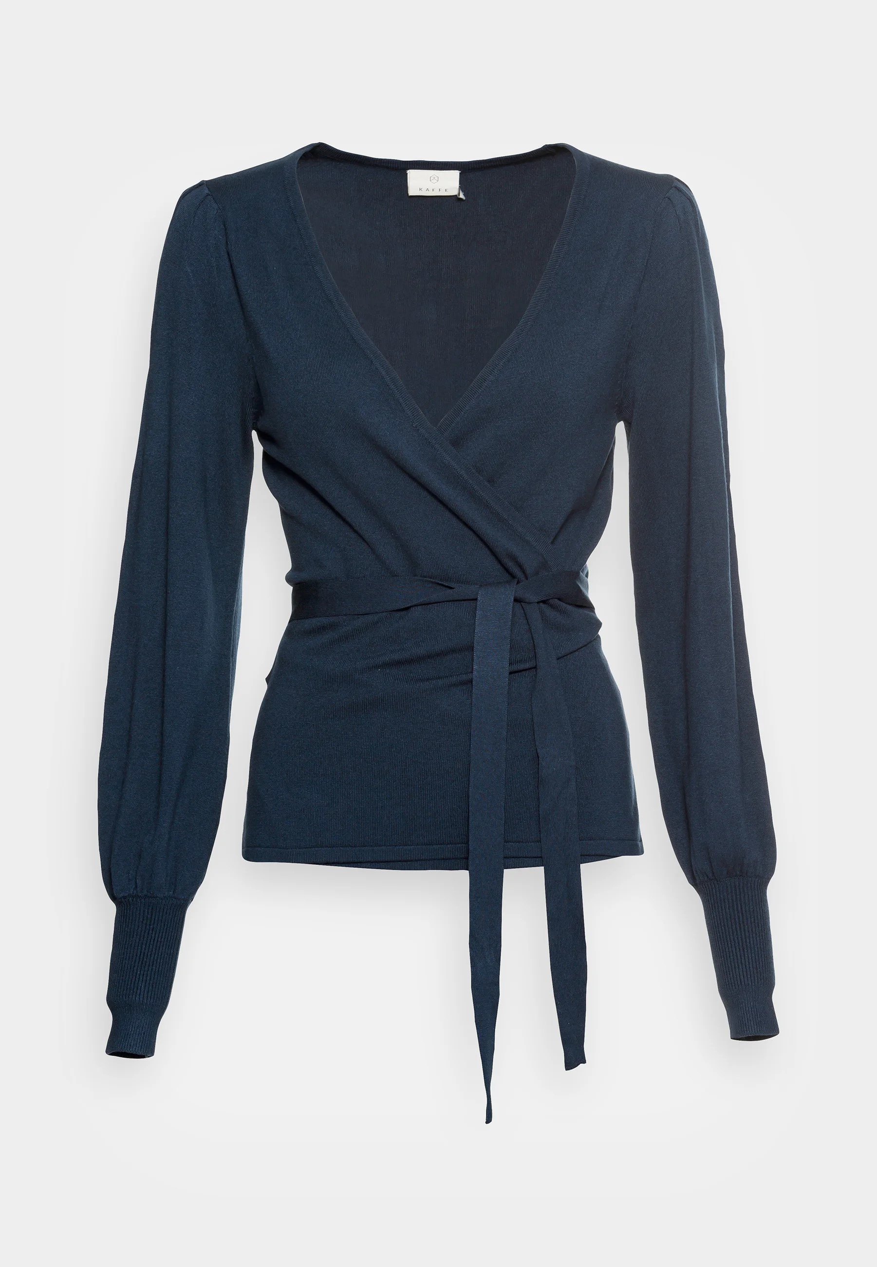 KAanno Astrid Wrap Cardigan Marin Kaffe