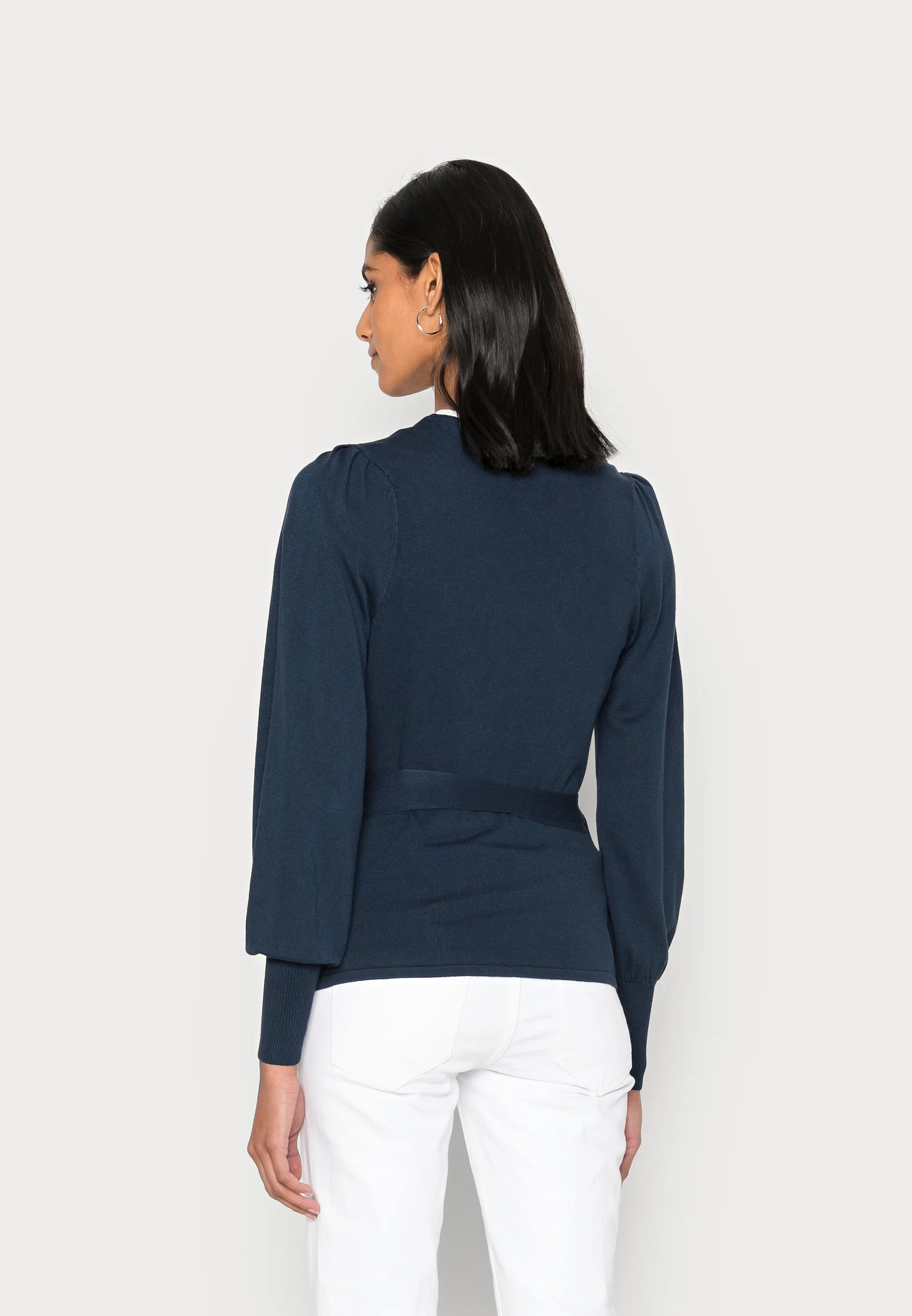 KAanno Astrid Wrap Cardigan Marin Kaffe - 4