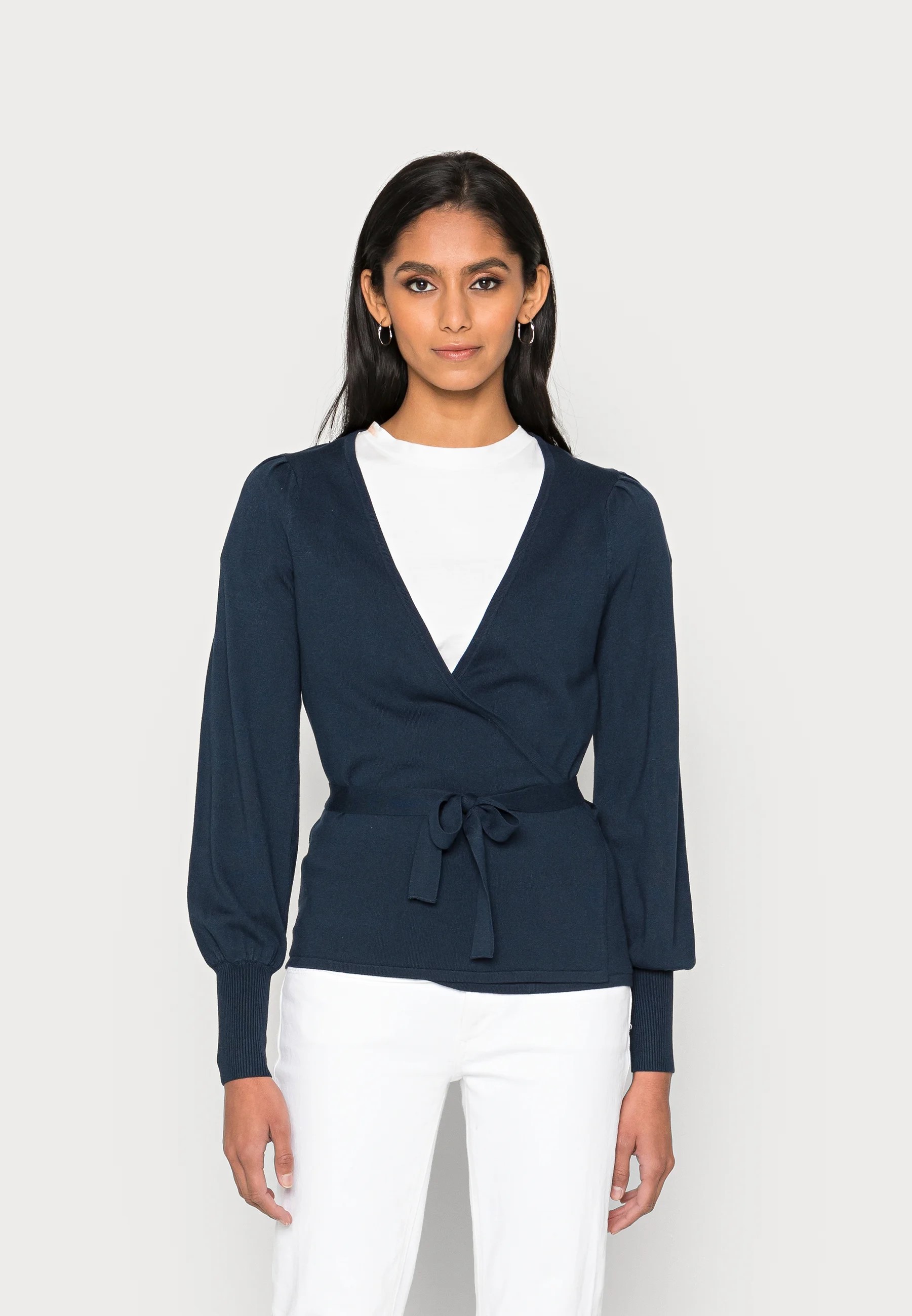 KAanno Astrid Wrap Cardigan Marin Kaffe - 3