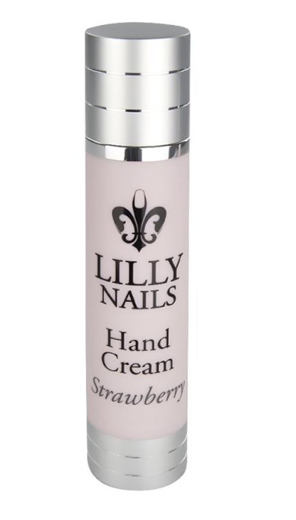 Hand Cream, Strawberry 120ml Lilly Nails