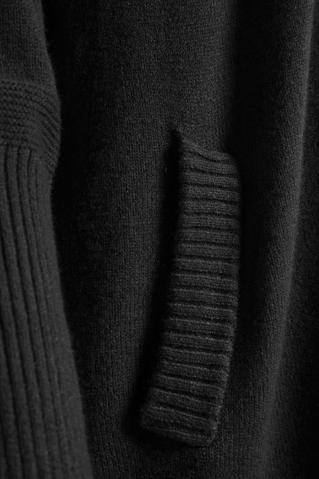 Amandine Knit Cardigan Pitch Black CREAM - 3