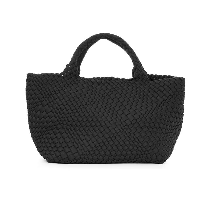 SHOPPER BLACK HAND BRAIDED