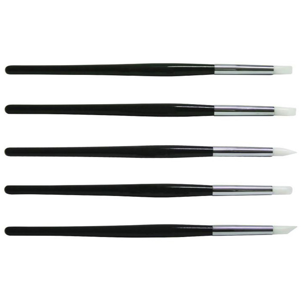 Silicone Nail Art Kit Medium, black NEW CND