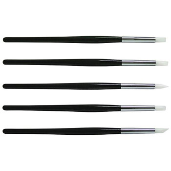 Silicone Nail Art Kit Medium, black NEW CND