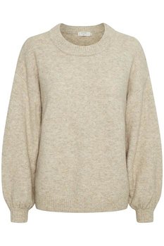 AnghaCR OZ Knit Pullover RP Oat Melange CREAM