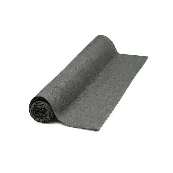 Löpare Struktur betong 100% lin, 43x140 cm Axlings Linné