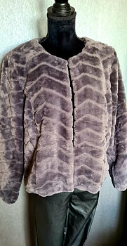 Jacka Lavish Fur Steel Grey MICHA