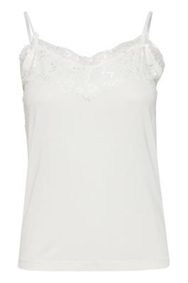IHLIKE TO2 Linne med Spets Cloud Dancer/ OffWhite ICHI