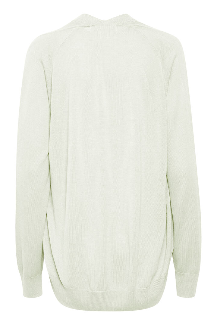 LenniIW V-hals Pullover Whisper White In Wear - 2