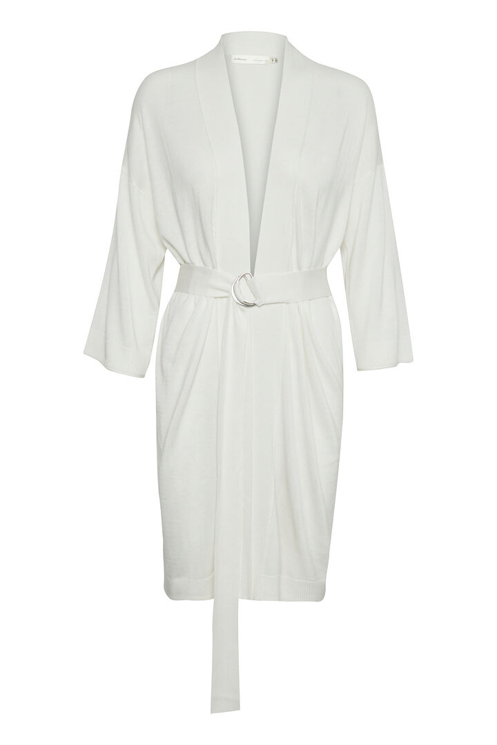 Lenniiw long Cardigan Whisper White In Wear
