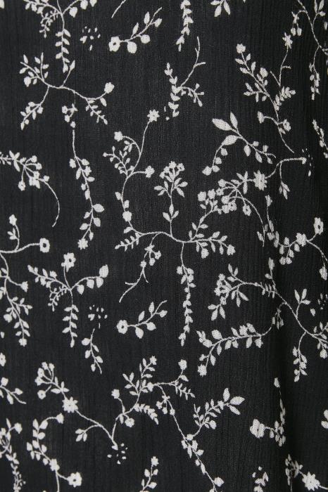 KAsama Amber Blouse Black/Chalk Print KAFFE - 3